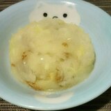 【離乳食中期】ご飯がないときも☆とろとろ納豆ポテト